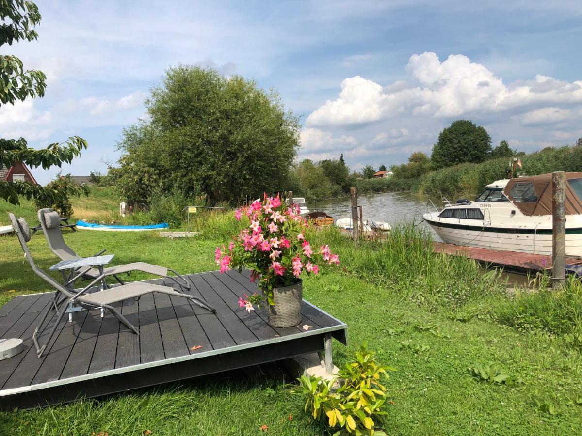 Fewo Blankenese Im Haus Luehegarten Gruenendeich ภายนอก รูปภาพ